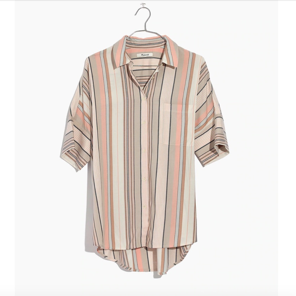 Madewell Courier Shirt in Aldwin Stripe